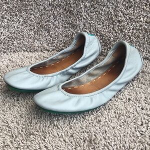 Tieks Cool Grey Leather Ballet Flats size 7